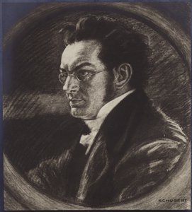 Retrato de Franz Schubert de Austrian School