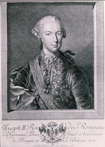 Retrato de José II (1741-1790) Rei da Alemanha e Sacro Imperador Romano, 1763 de Austrian School
