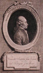 Retrato de Maximilian Stoll (1742-87) (gravura) de Austrian School
