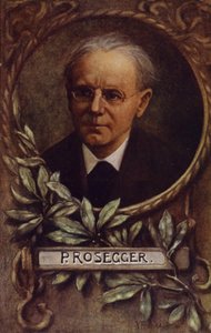 Retrato de Peter Rosegger de Austrian School