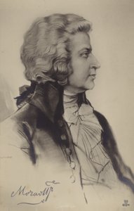 Retrato de Wolfgang Amadeus Mozart de Austrian School