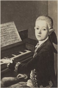 Retrato de Wolfgang Amadeus Mozart de Austrian School
