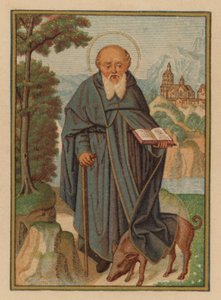 S Antonius (cromolito) de Austrian School
