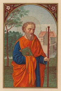 S Barnabé, Apóstolo (cromólito) de Austrian School