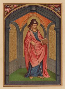 S Jacobus, Apóstolo (chromolitho) de Austrian School
