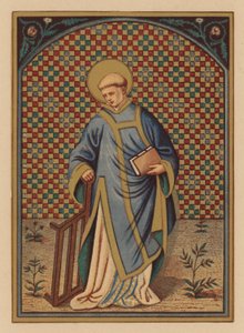 S Laurentius (chromolitho) de Austrian School