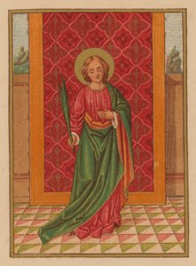 Santa Lúcia (cromolito) de Austrian School