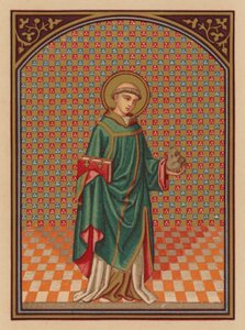 Santo Estêvão (cromolito) de Austrian School