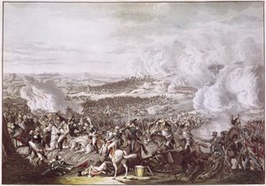 O vôo de Napoleão (1769-1821) após a batalha de Waterloo, 18 de junho de 1815, c.1815-30 de Austrian School