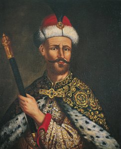 Retrato de Andrzej Potocki 1630-1691, coroa de campo Hetman, década de 1670