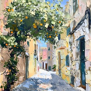 Rua da Laranjeira Ensolarada de Avanesova Elena