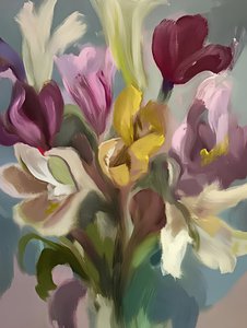 Bouquet floral vibrante de Avanesova Elena
