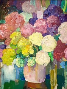 Bouquet floral vibrante de Avanesova Elena