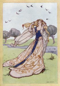 John Keats: The Beautiful Lady Without Mercy (lito colorido)