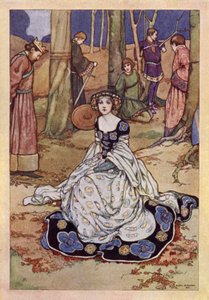 John Keats: La Belle Dame Sans Merci (cor litho) de Averil Mary Burleigh