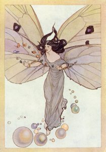 John Keats: Para Fancy (cor litho) de Averil Mary Burleigh