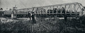 Ponte da E. F. Mogyana sobre o Rio Pardo, 1895