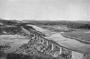 Ponte de Jaguara, Jaguare Bridge, 1895