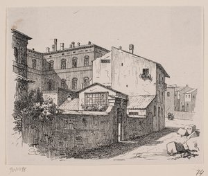 O estúdio de Thorvaldsen em Roma