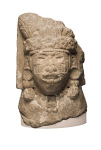 Chefe de Xilonen, a Deusa do Milho Jovem, Tenochtitlan, México, 1450-1500