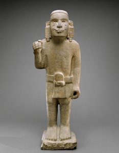 Standard-Bearer, Late Post Classic, 1200-1521 (pedra vulcânica)