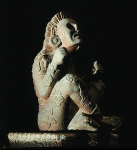 Xochipilli (ver também 207566), Período Pós Clássico Tarde (1300-1521) (pedra)