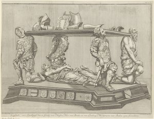 Monumento funerário a Engelbrecht II, Conde de Nassau-Dillenburg-Breda, 1504 de B.F. Immink