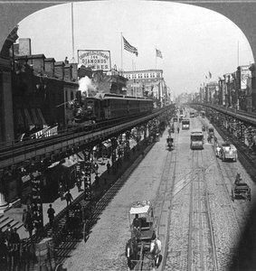 The Bowery, Nova York, EUA, 1900.