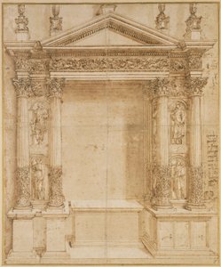 Desenho de um altar