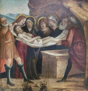 Deposição de Cristo no túmulo de Baldassare di Matteo Carrari