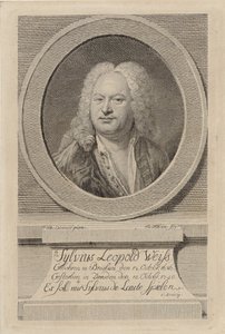 Retrato de Sylvius Leopold Weiss 1686-1750, 1750.