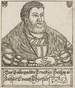 Ernest, de Duques e Eleitores da Saxónia de Balthasar Jenichen