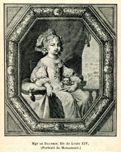 Cabanès, Educação dos Príncipes005 Mons. o Delfim, filho de Luís XIV de Balthasar Moncornet