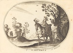 São Martinho e o Mendigo de Balthasar Moncornet