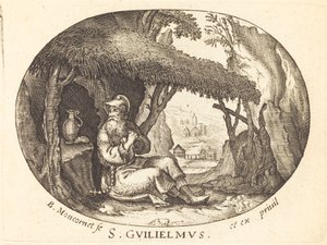 São Guilherme, o Eremita de Balthasar Moncornet