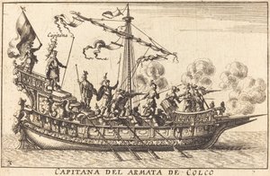 Capitão da Armada de Colco de Balthasar Moncornet after Remigio Cantagallina