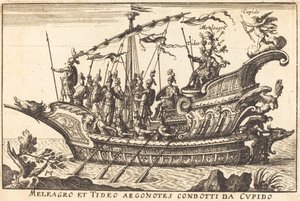 Meleagro et Tideo Argonotes condotti da Cupido