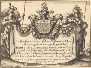 Folha de rosto de Balthasar Moncornet after Remigio Cantagallina