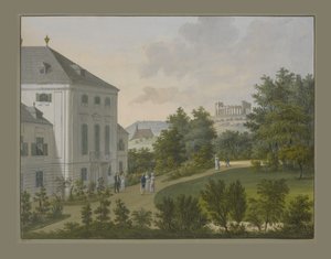 Castelo de Hunyadi, Maria Enzersdorf, c.1815 (wc e guache sobre papel)