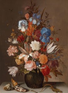 Ainda vida floral. Por volta de 1625-30