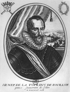 Henrique da Torre de Auvergne (1555-1623) (gravura) (foto bw)