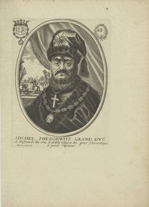 Retrato do czar Michail I Fyodorovich da Rússia 1596-1645, um 1640-1650.