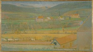 O Vale Yonne de Balthus Klossowski de Rola