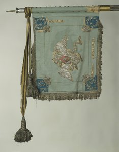 O Padrão de São Jorge do Regimento do Cuirassier dos Guardas de Vida de Suas Majestades, c. 1830