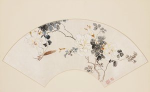 Rosa e louva-a-deus, século XIX 1801-1900 de Baoru Liu