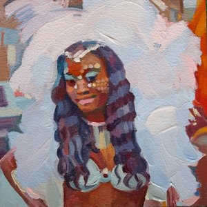 "Face 14", 2012 de Barbara Hoogeweegen