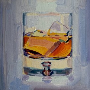 Ele gosta de uma bebida de whisky, 2019 de Barbara Hoogeweegen