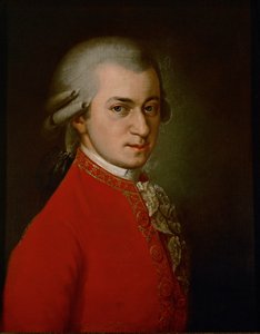 Wolfgang Amadeus Mozart ... (óleo sobre tela)