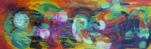 Círculos abstratos vibrantes