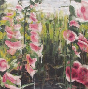 Flores vibrantes no jardim